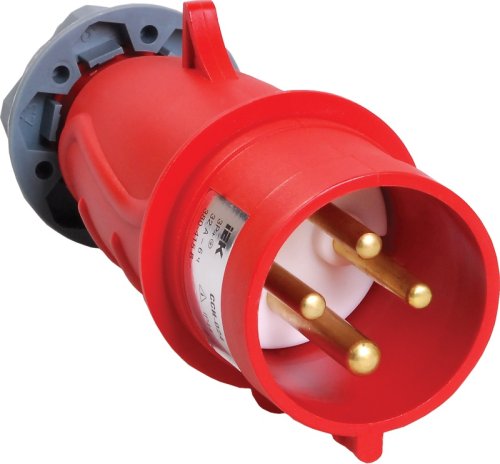 Вилка кабельная переносная IEK Magnum ССИ-024 32А 3Р+РЕ 400В IР44 красный фото Вилка кабельная переносная IEK Magnum ССИ-024 32А 3Р+РЕ 400В IР44 красный картинка